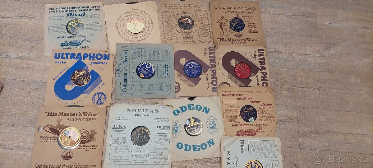 STARÉ GRAMOFONOVĚ DESKY