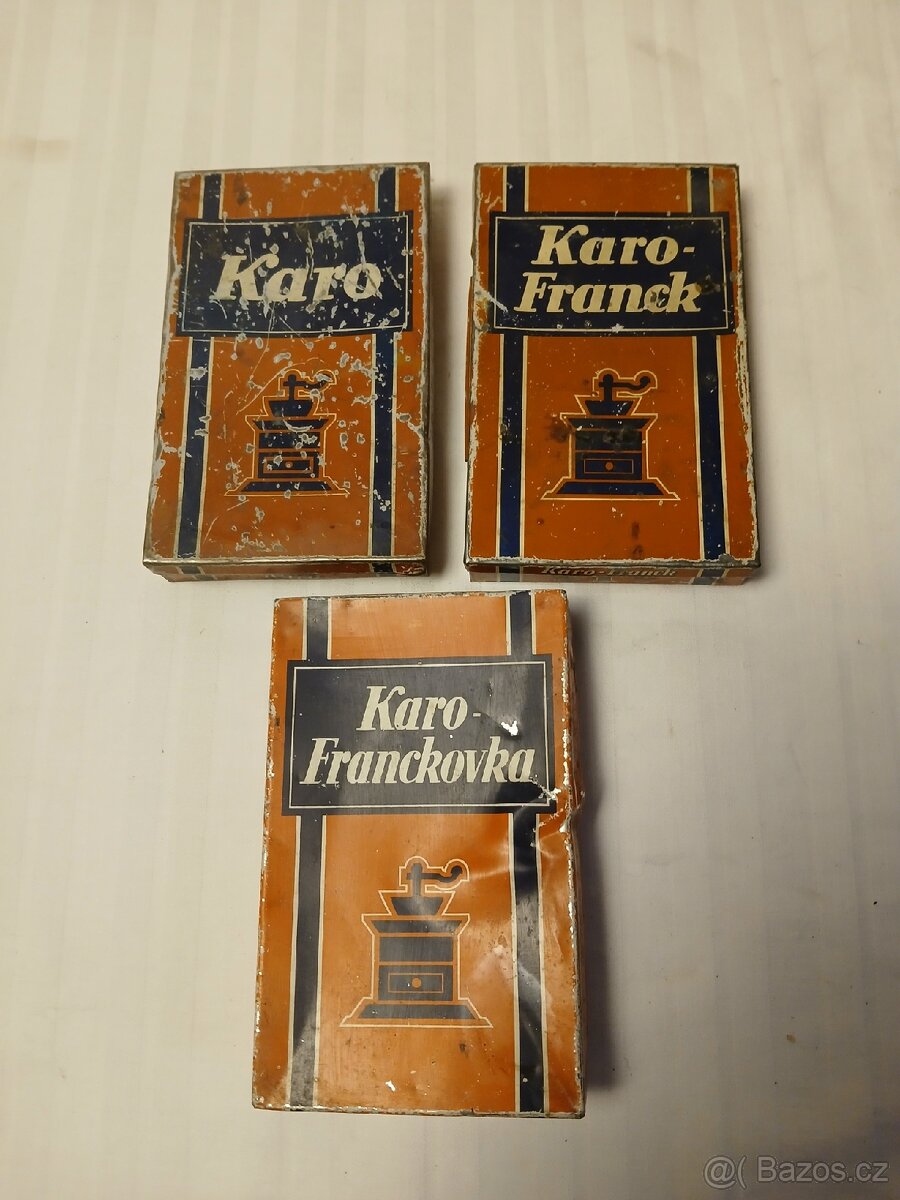 Staré plechovky Karo- Francovka