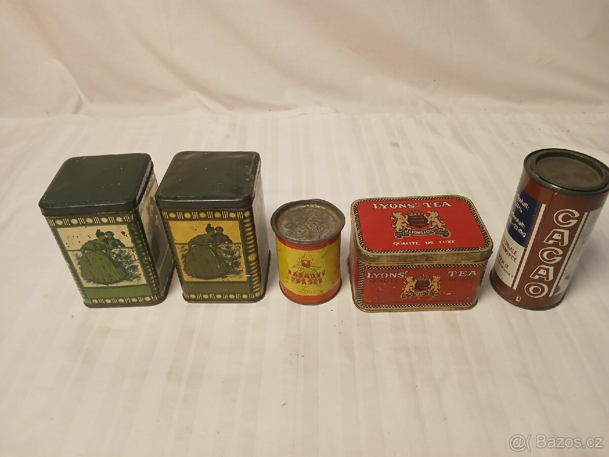 Starožitné reklamní plechovky 3