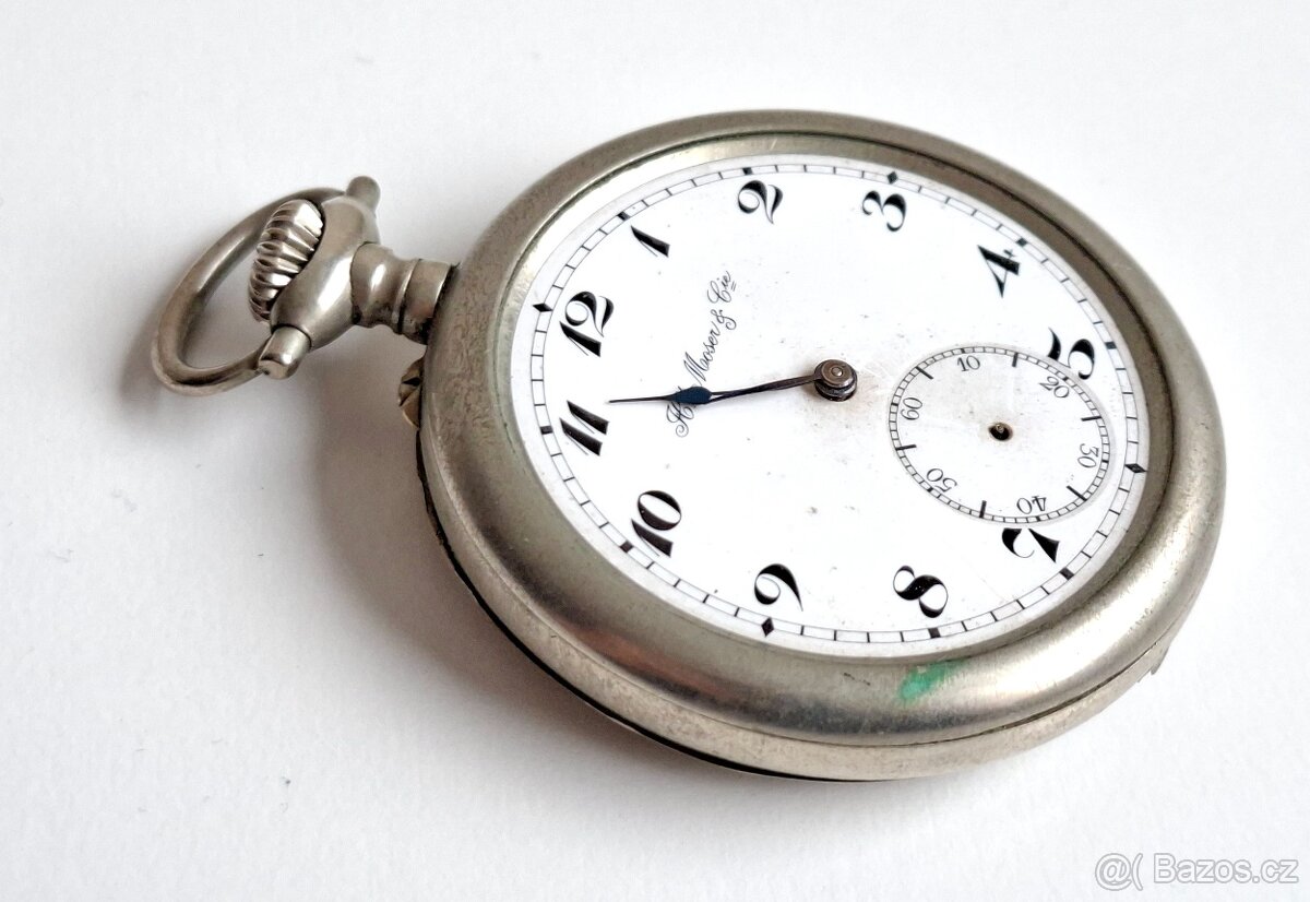 Prodám pánské starožitné kapesní hodinky Moser