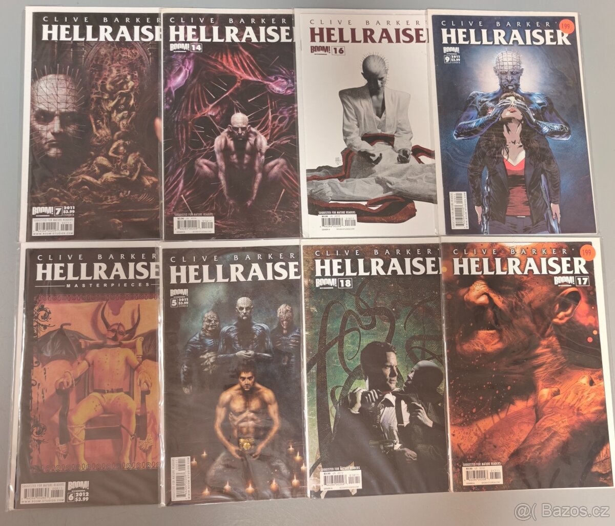 Komiksy sešitové anglicky Hellraiser horor