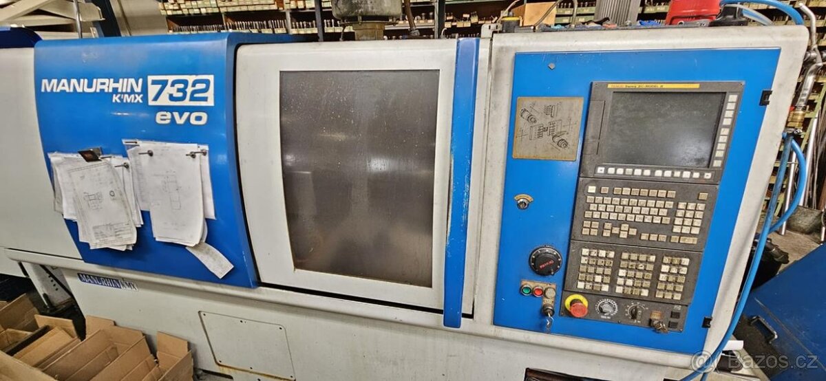 Soustružnický automat MANURHIN KMX 732 evo