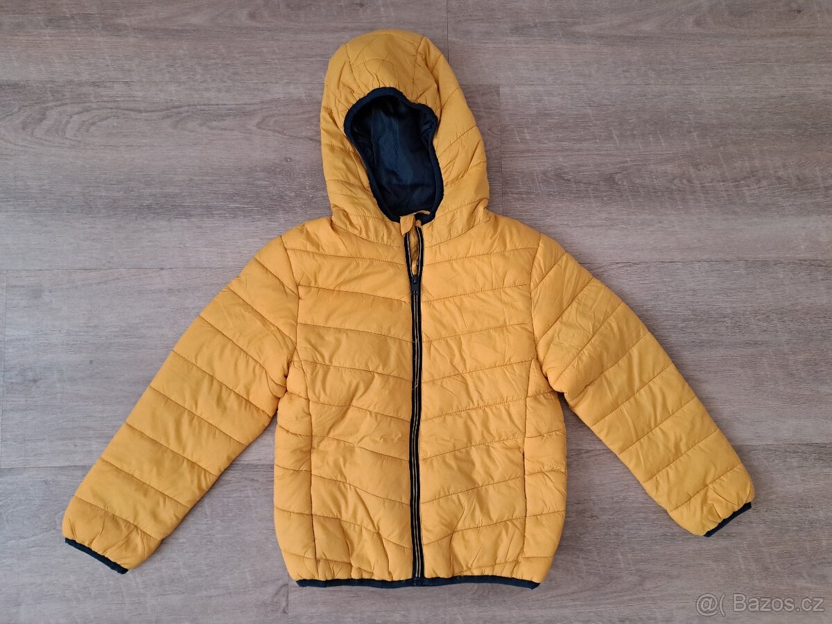 Jarní zateplená bunda vel. 128, zn. Primark