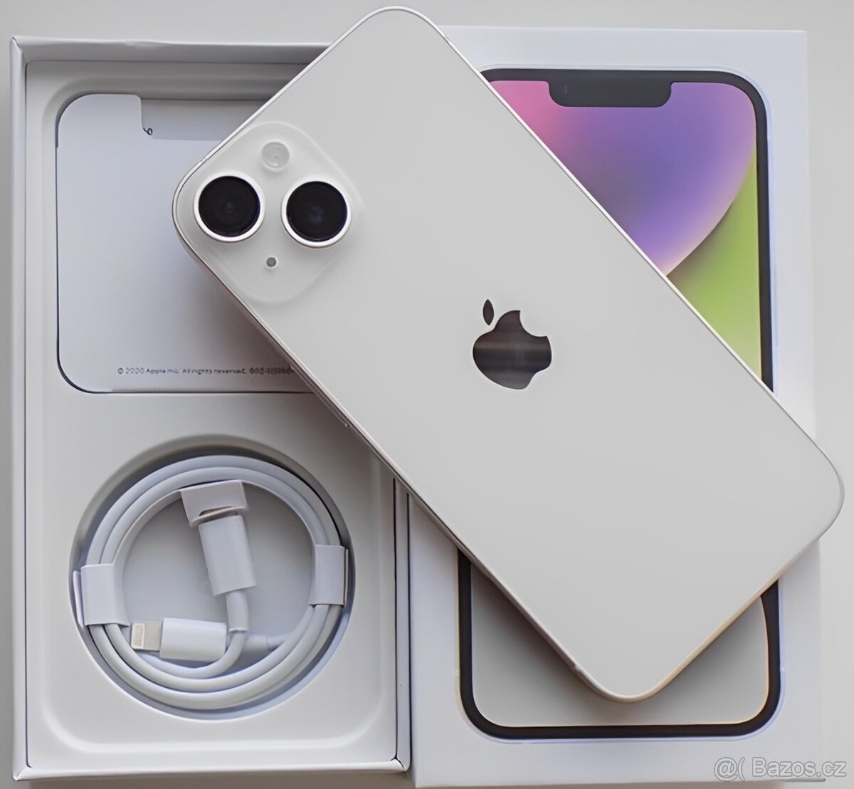 iPhone 14 Starlight BATERIE 100% TOP