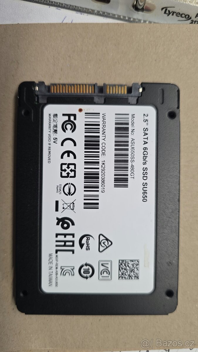 SSD 2,5 - ADATA SU650 – 480 GB
