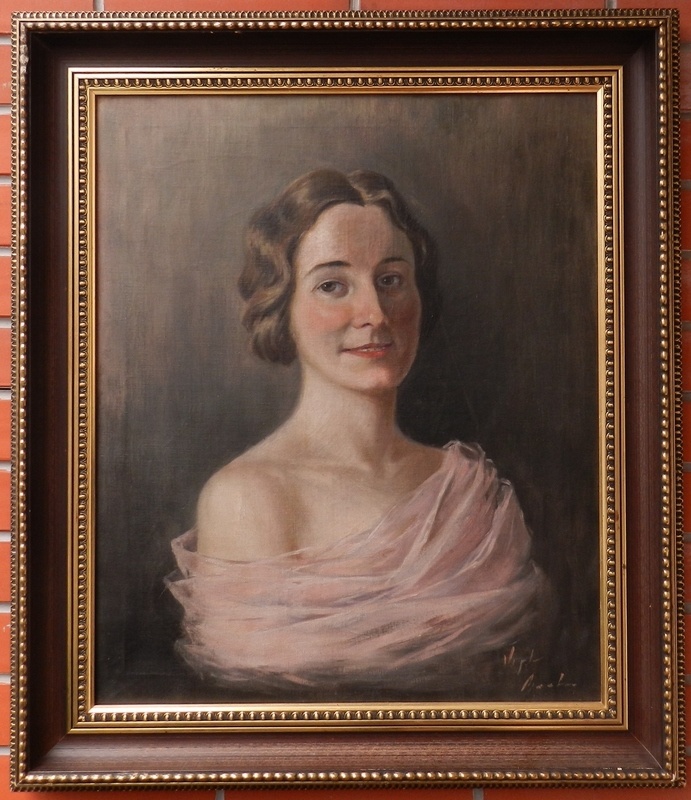 Bertalan Vígh(1890-1946) -Portrét ženy