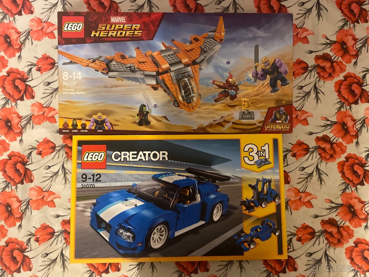 Lego 76107 a 31070 nové, Nerozbalené