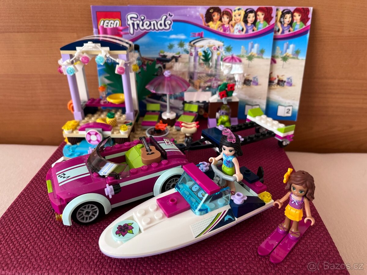 LEGO® Friends 41316 Andrein vůz s přívěsem pro člun