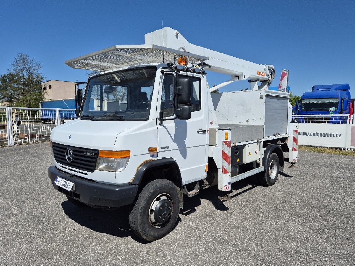 Mercedes-Benz Vario 816 + BISON/Palfinger TKA 16