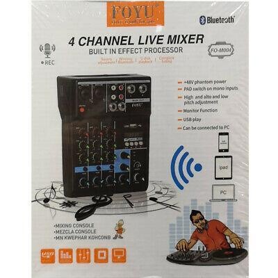 4kanálový mixážní pult pro vytváření efektů mixážní pult DJ