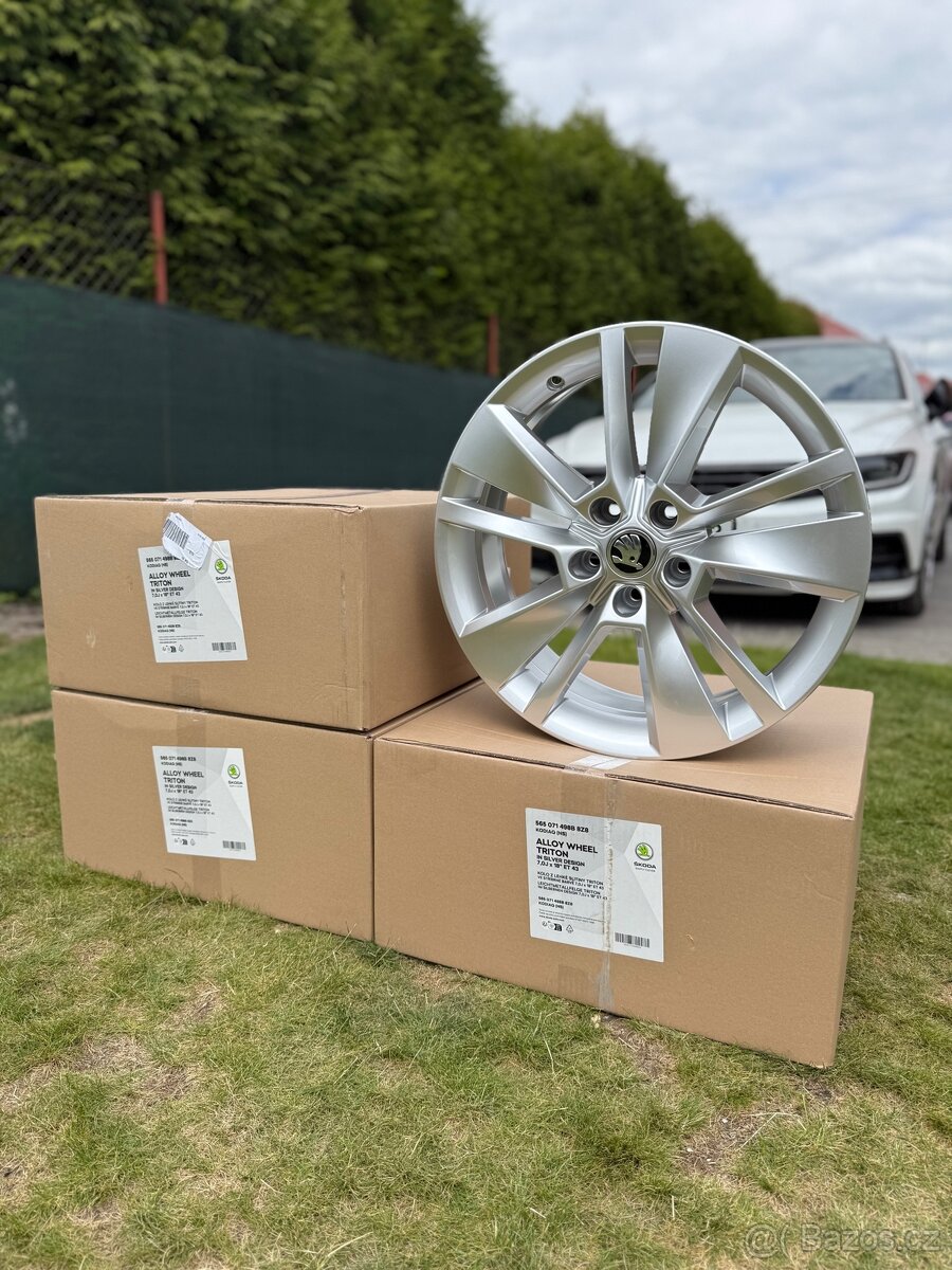 🛞Alu kola Škoda Triton 18” Kodiaq, 5x112
