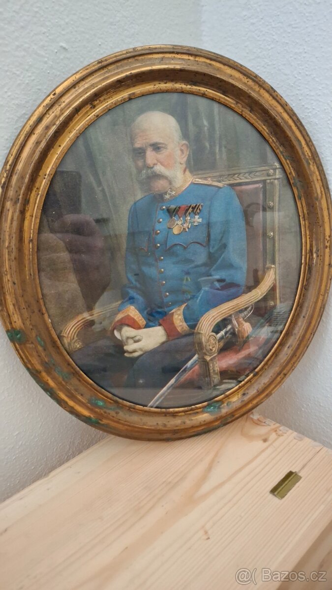 Starožitný obraz Franz Joseph I.