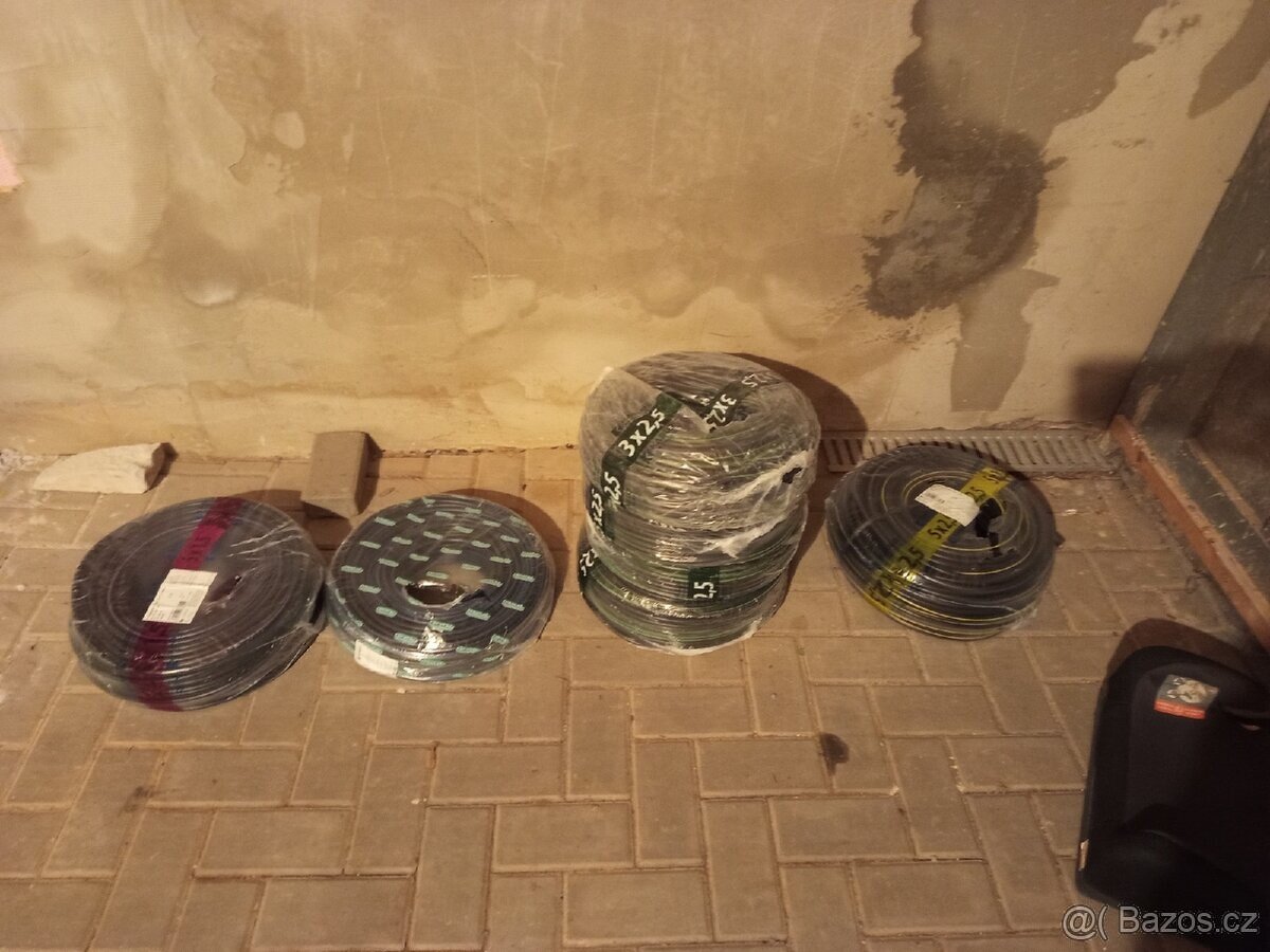 Cyky 3x2.5J kabely 3x1.5