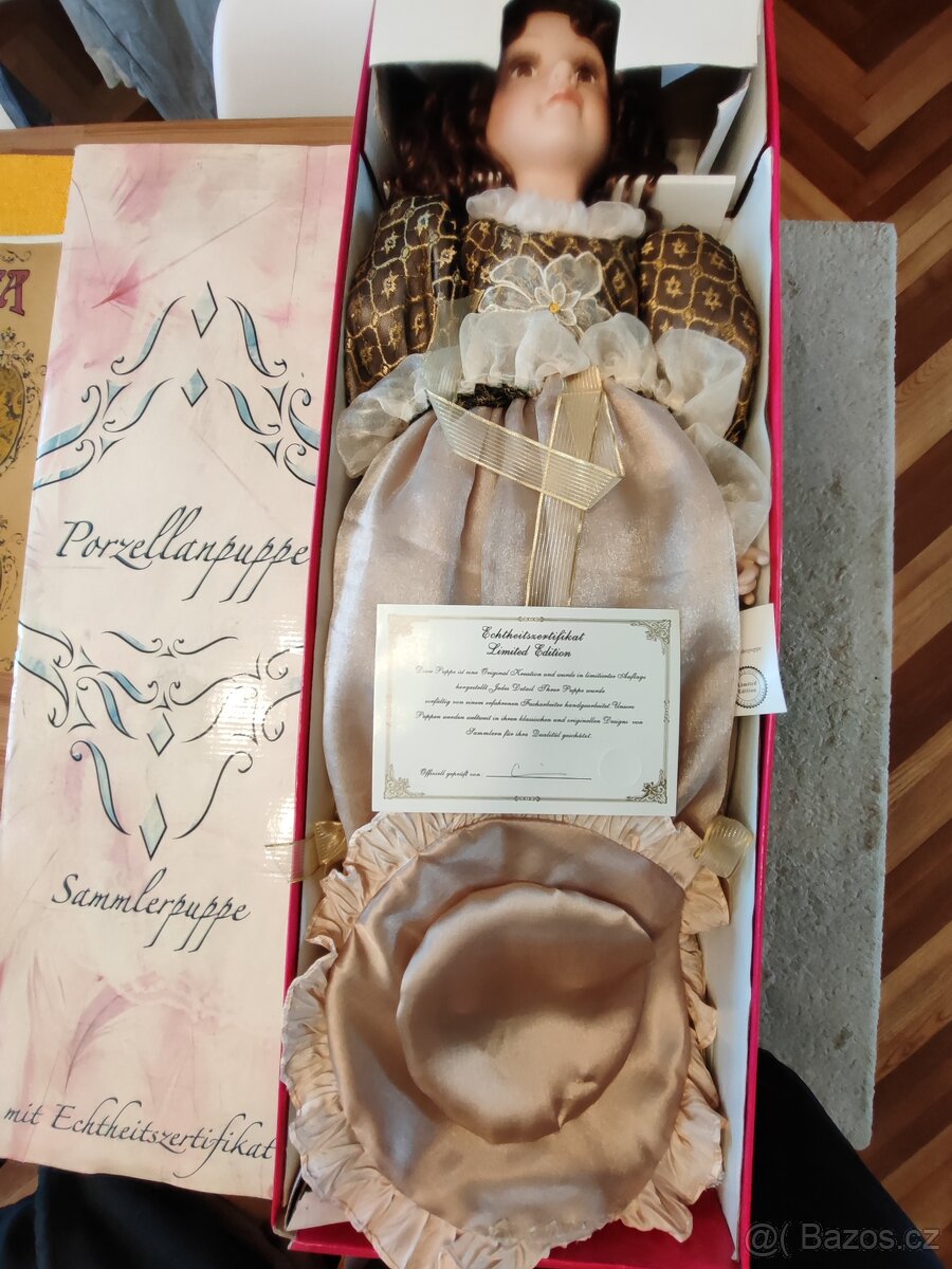 Porcelanova panenka art land 80cm, limitova edice 500 ks