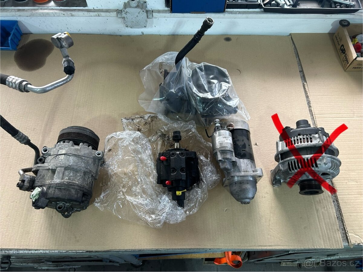 Díly z motoru 3.0d M57d30 135kw