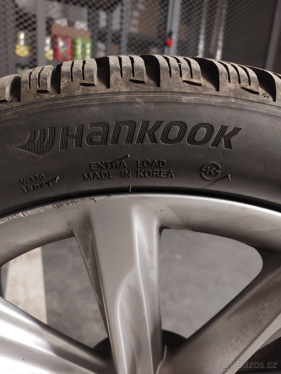 Alu kola 5x112 r19 Audi + zimní pneu 80%
