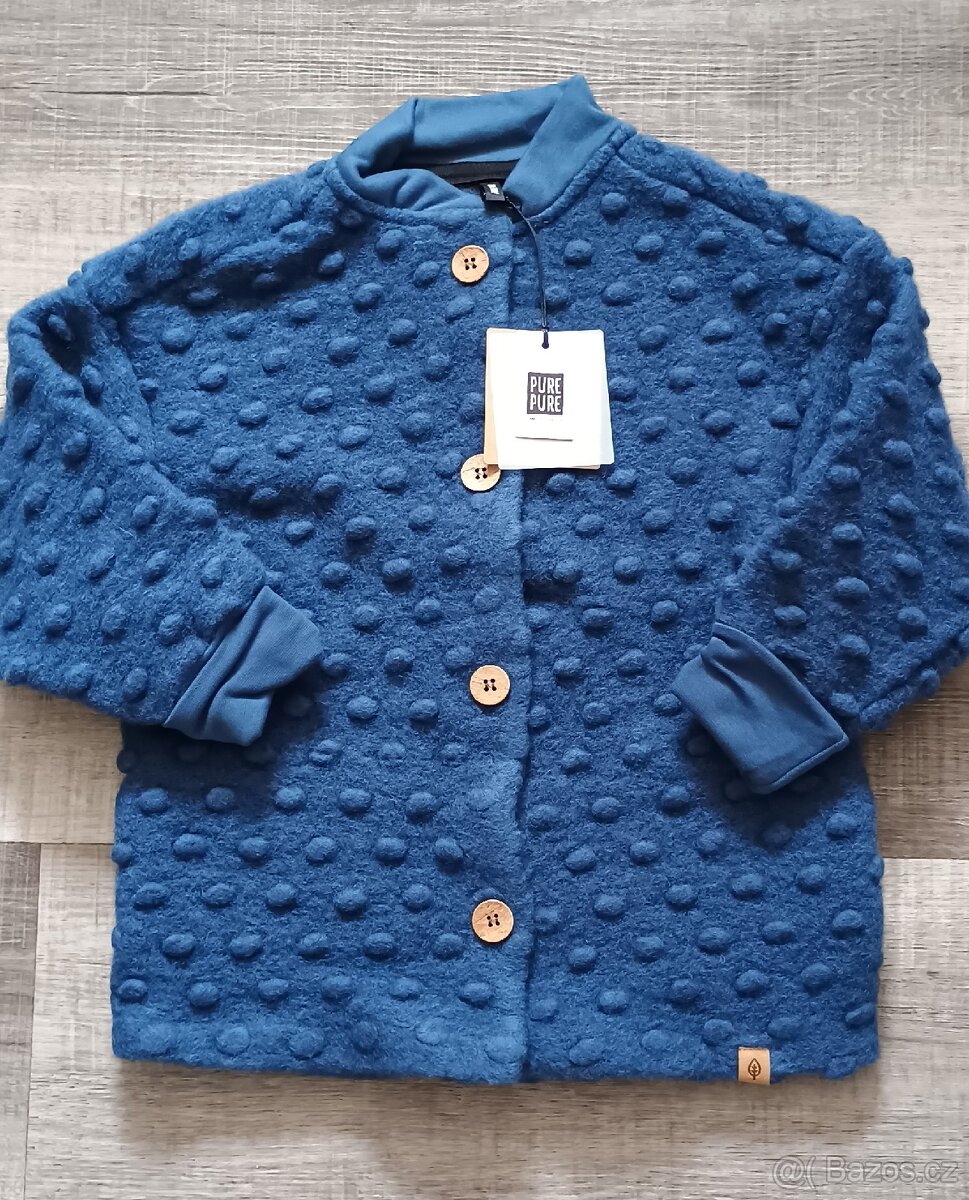 Vlněný kabátek Pure pure by Bauer vel.110/116