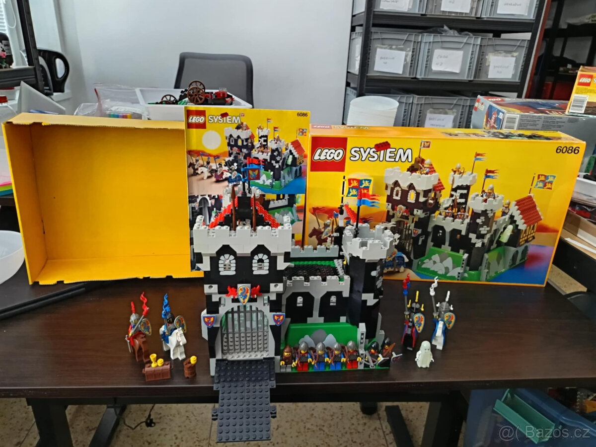LEGO Castle 6086 Black knight's Castle +návod +box +poster