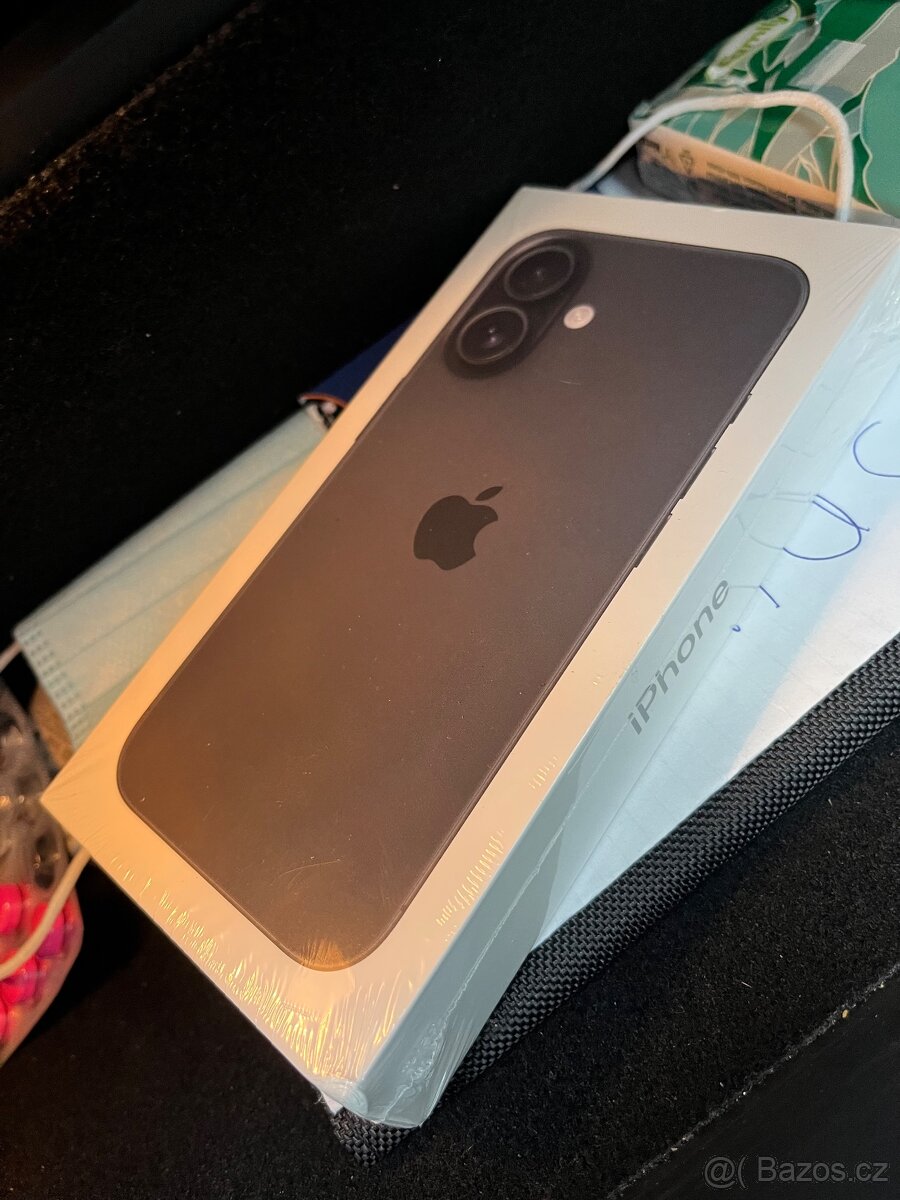IPhone 16(128) černý, nový, nerozbalený