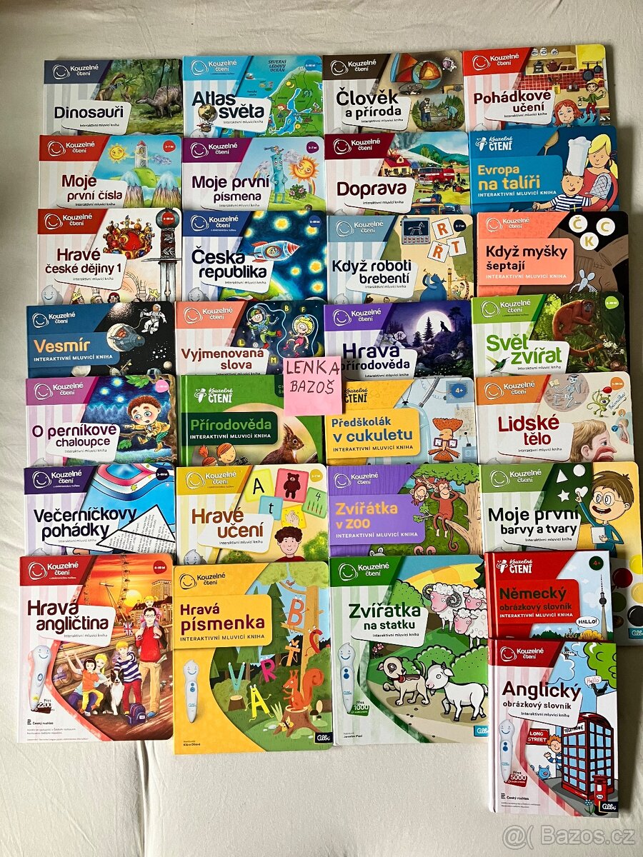 Albi Kouzelné čtení tužka, knihy, hra, puzzle, pexeso
