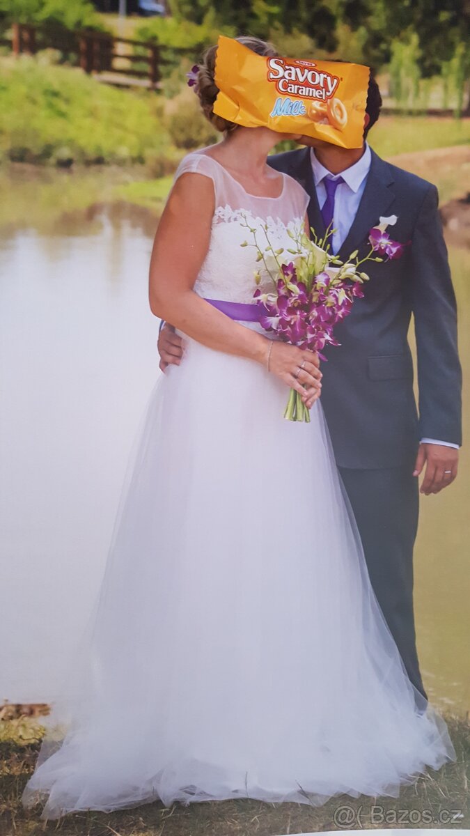 Svatební šaty ivory vel.42