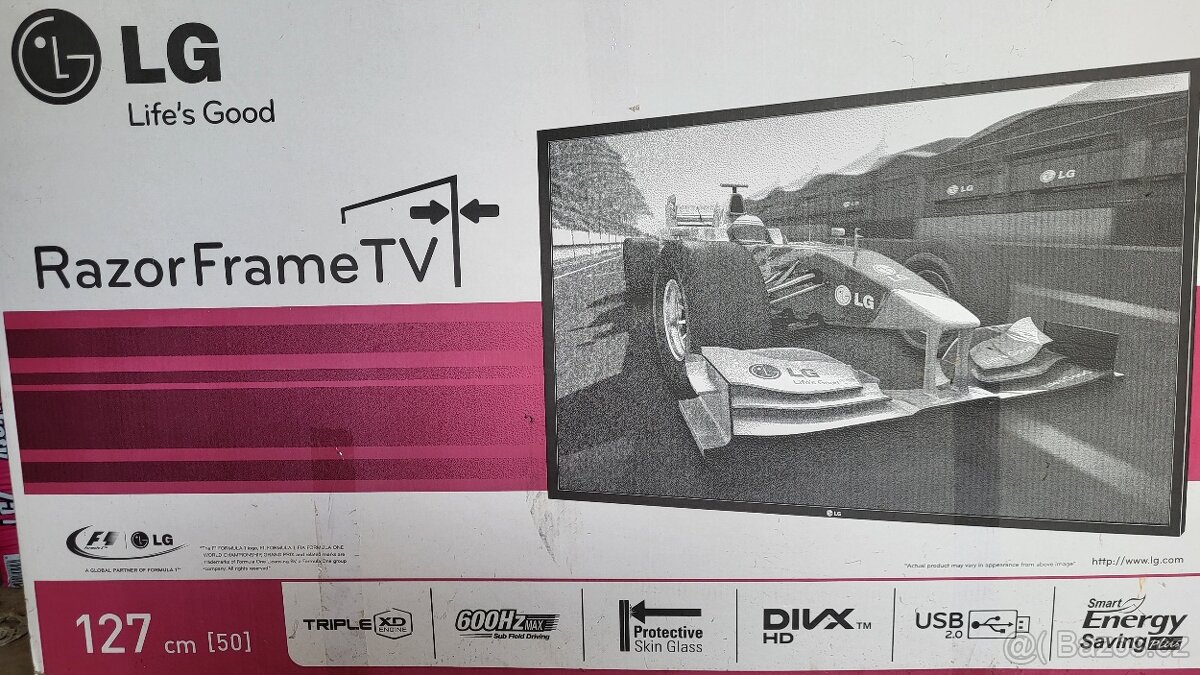 Plazmový televizor LG s velkou uhlopříčkou 127cm