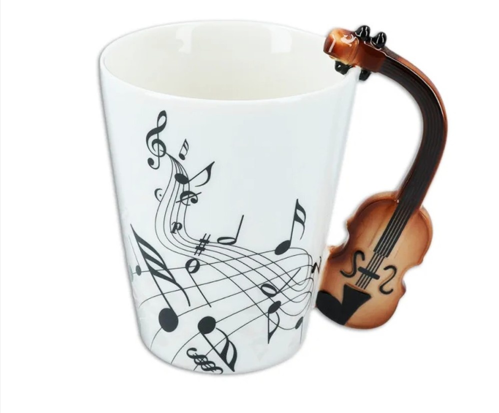 Hudební hrnek – housle