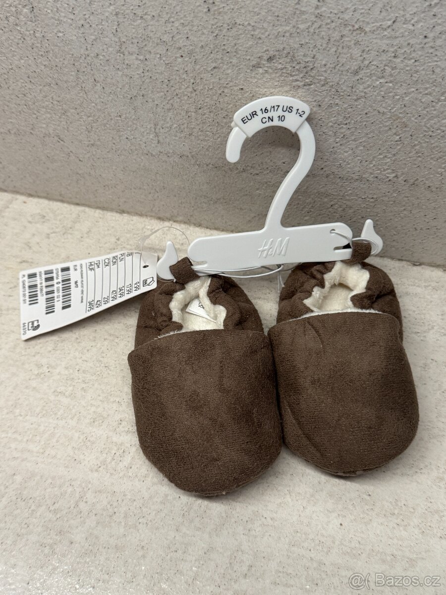 NOVÉ - Hnědé unisex capáčky H&M