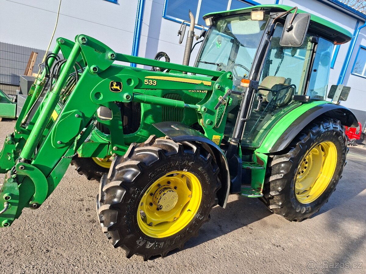 PREDAM TRAKTOR JOHN DEERE 5720+CELNY NAKLADAC ROK 2008