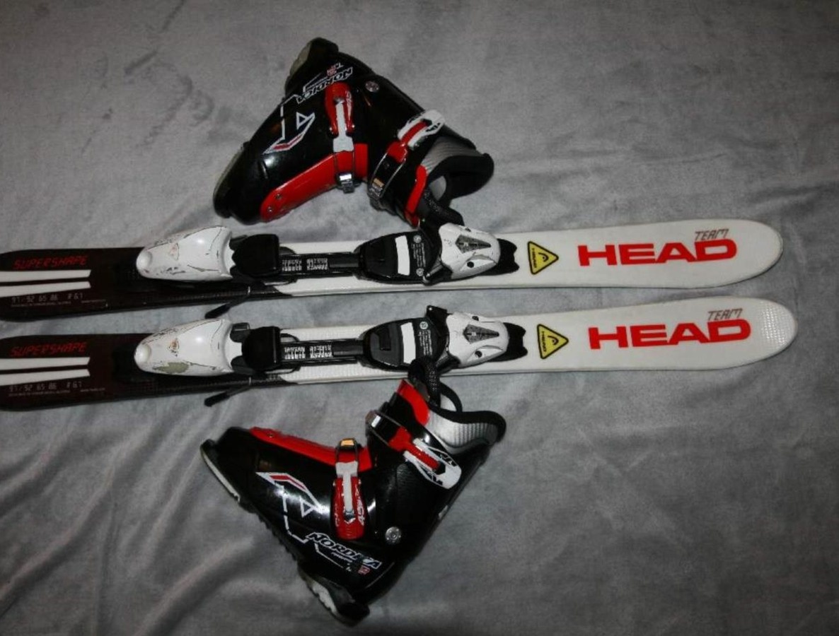 lyže head 97 cm , lyžaky