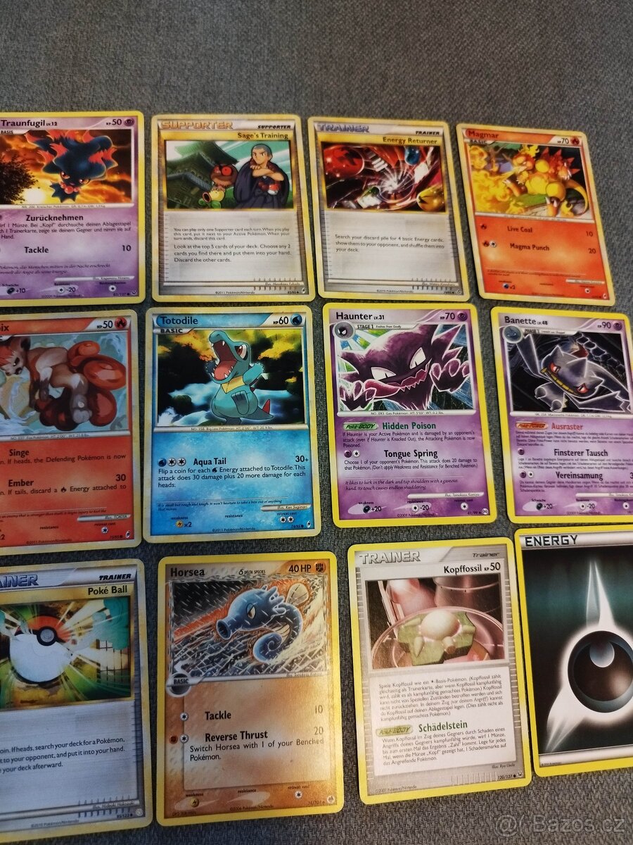 Pokémon kartičky originál