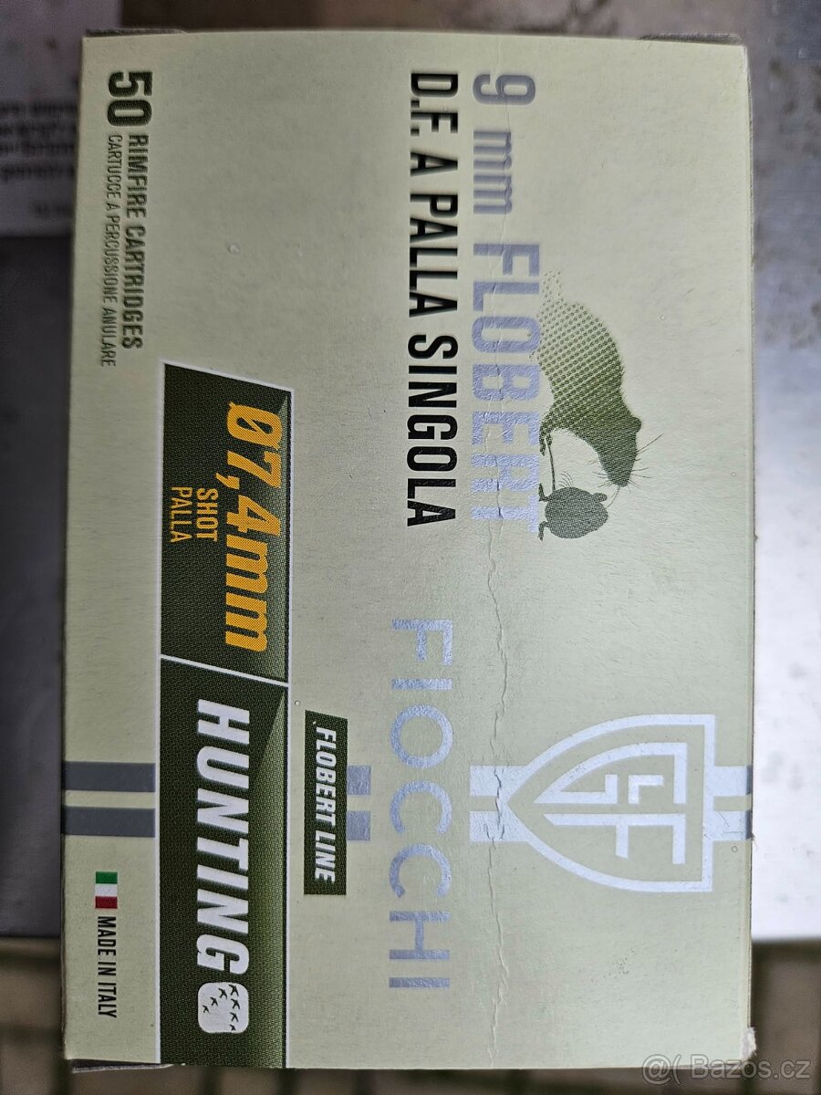 Náboje 9mm do flobertky