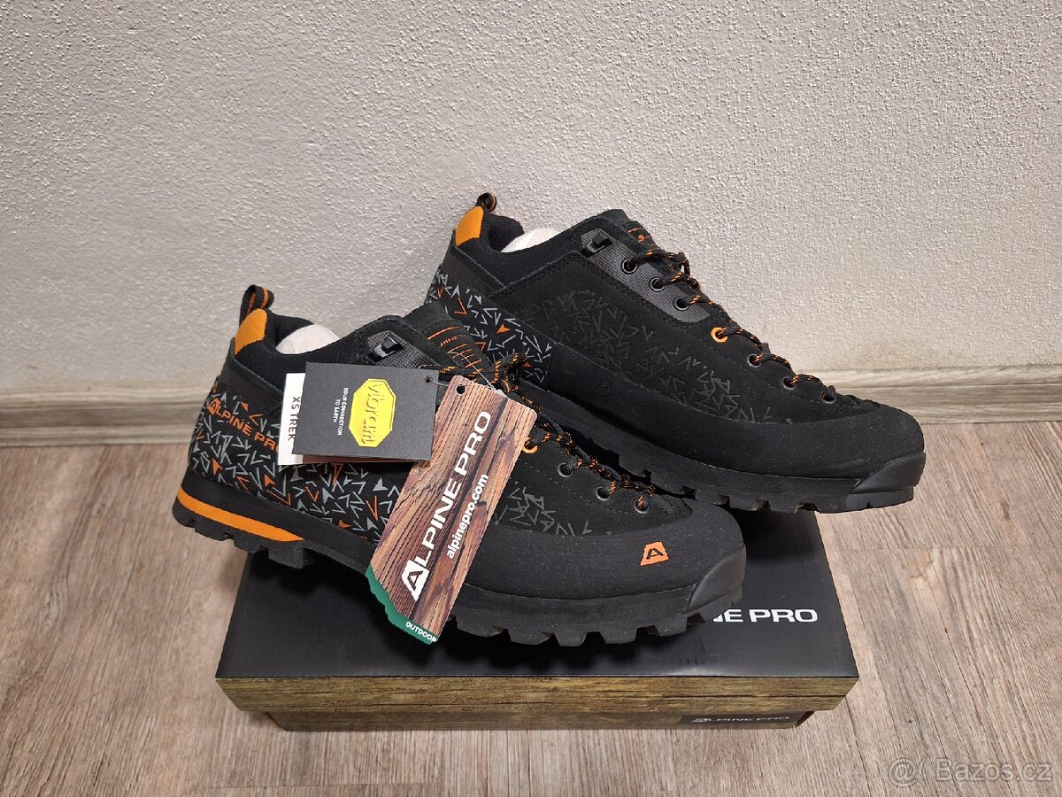 ALPINE PRO - WASDE Outdoorová obuv s membránou -NOVÉ, ZÁRUKA
