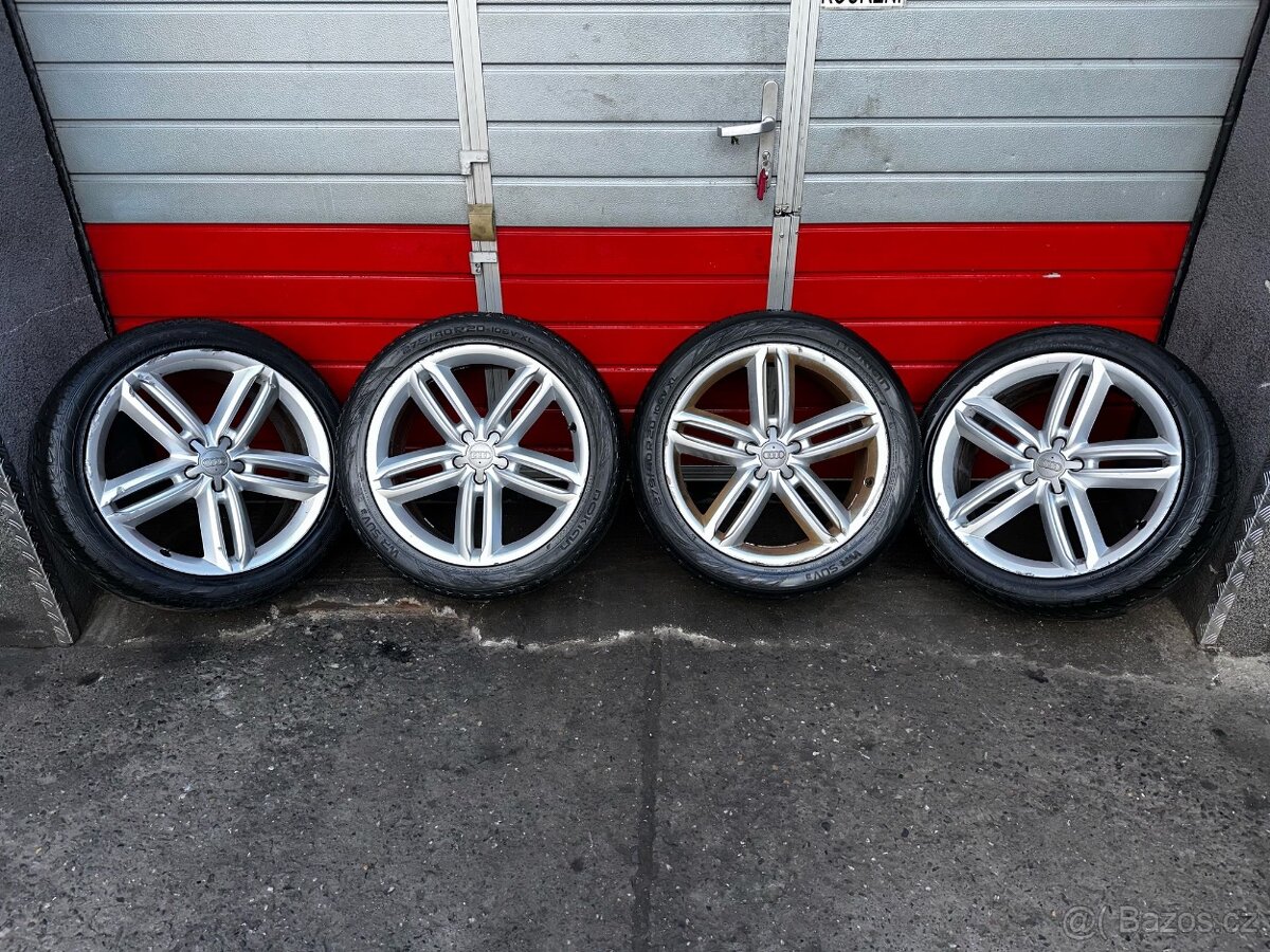 Original ALU kola Audi 20" 8,5J ET43 + pneu 275/40/R20