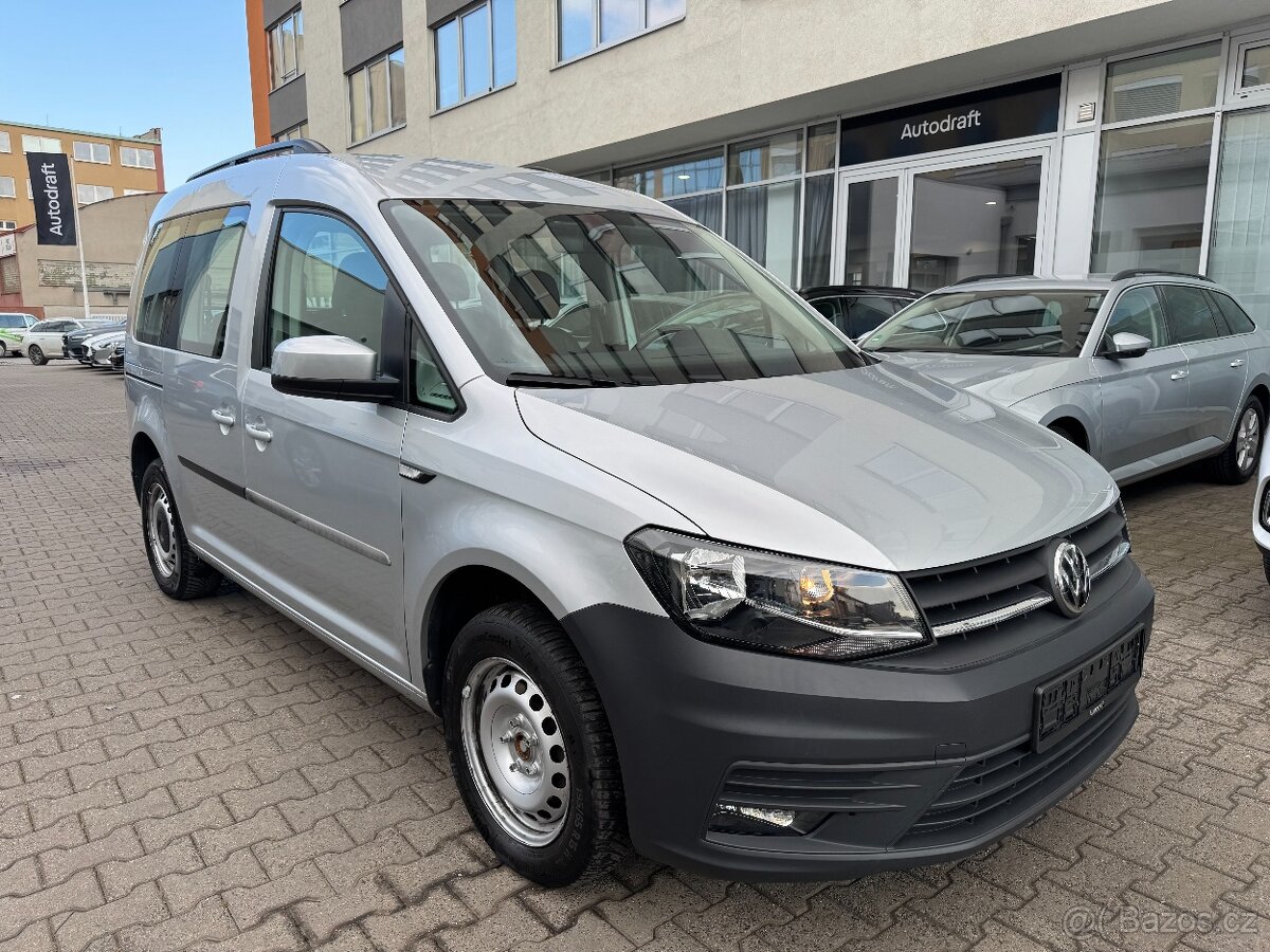 Volkswagen Caddy 2.0 TDI 75kW 64tkm 5-míst Tempomat Climatic