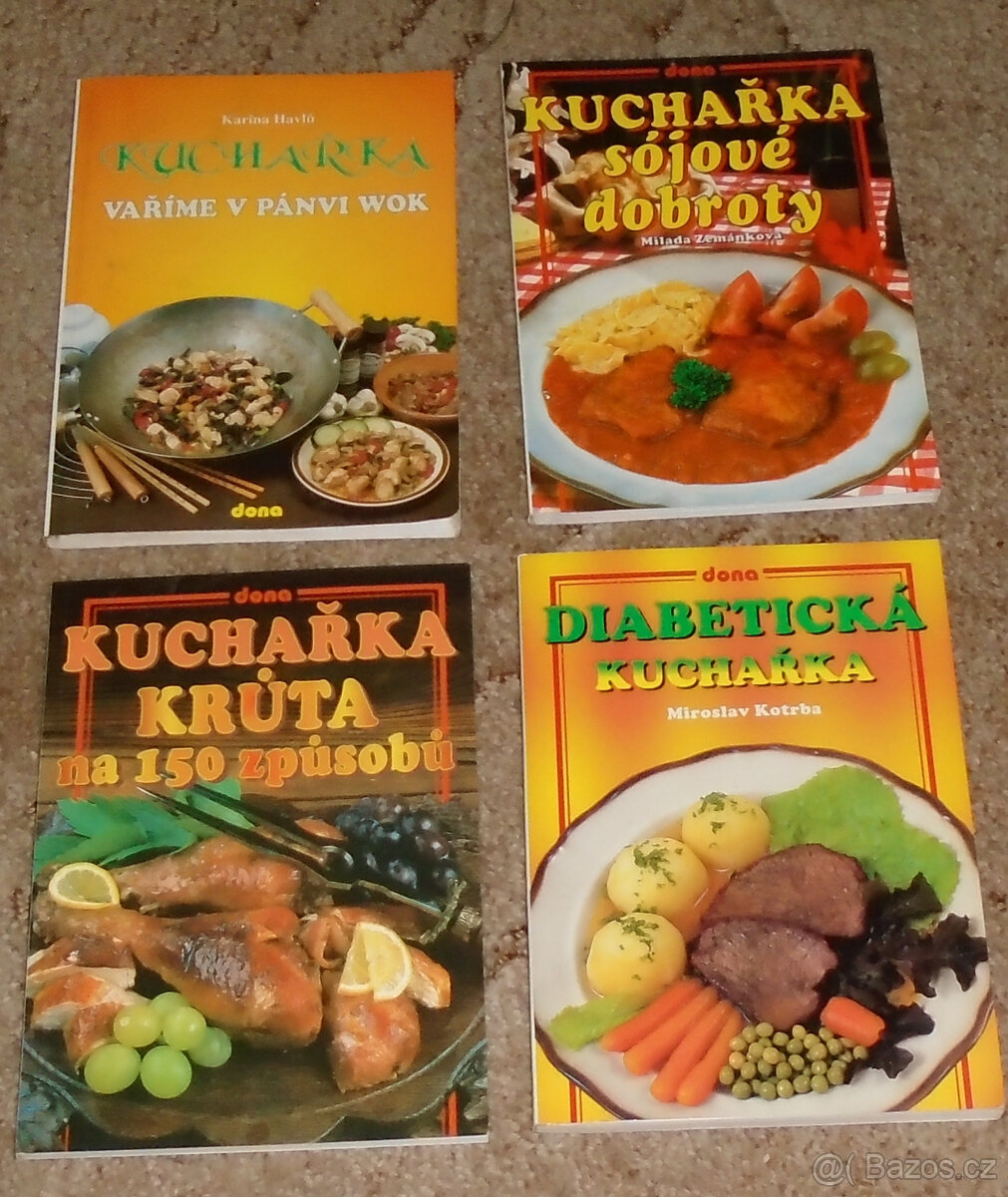 kuchařské knihy - nakladatelství DONA