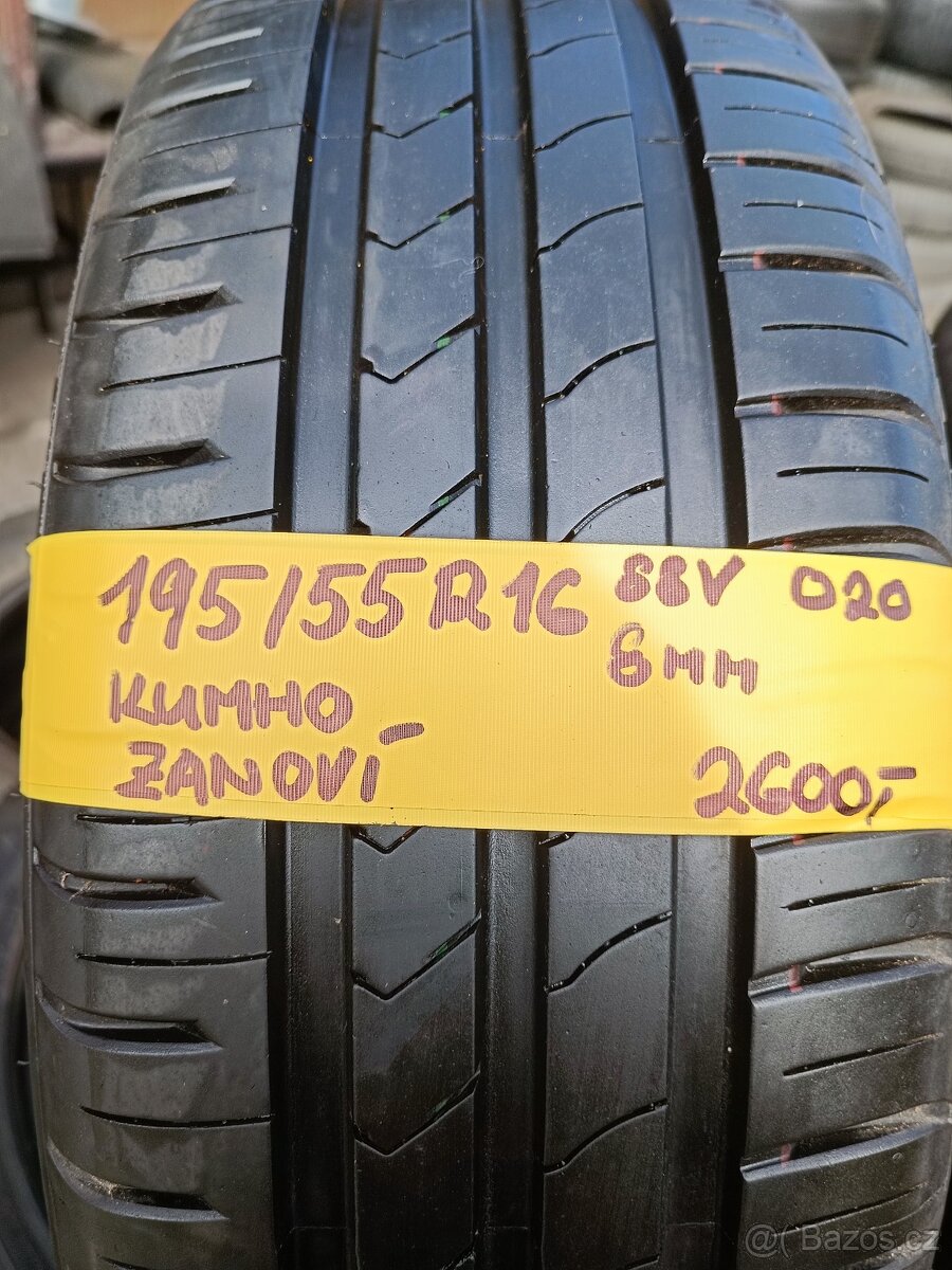 195/50r16 zánovní letní kumho