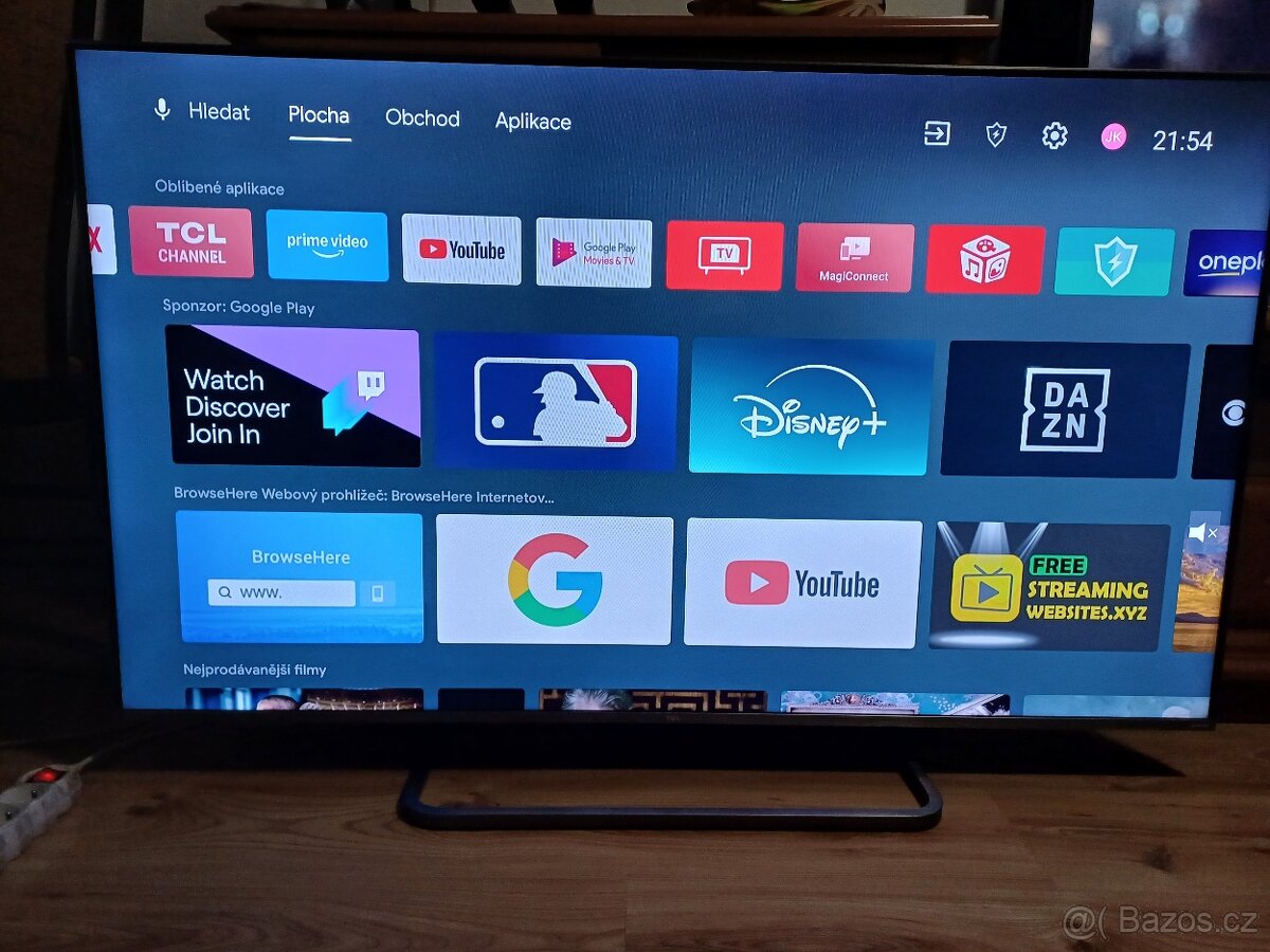 QLED Android Smart 55" TCL 55C715-úhlopříčka 140cm