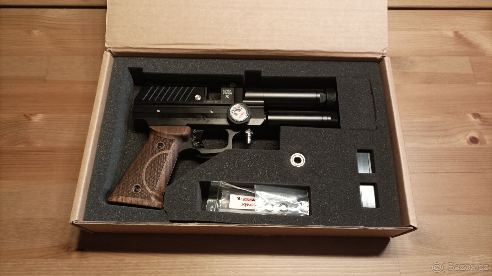 PCP pistole Evanix Viper X 5,5mm 23J semi-auto