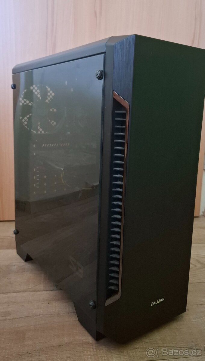Herní PC Ryzen 5 1600+GTX 1050ti 4GB+16GB RAM DDR4
