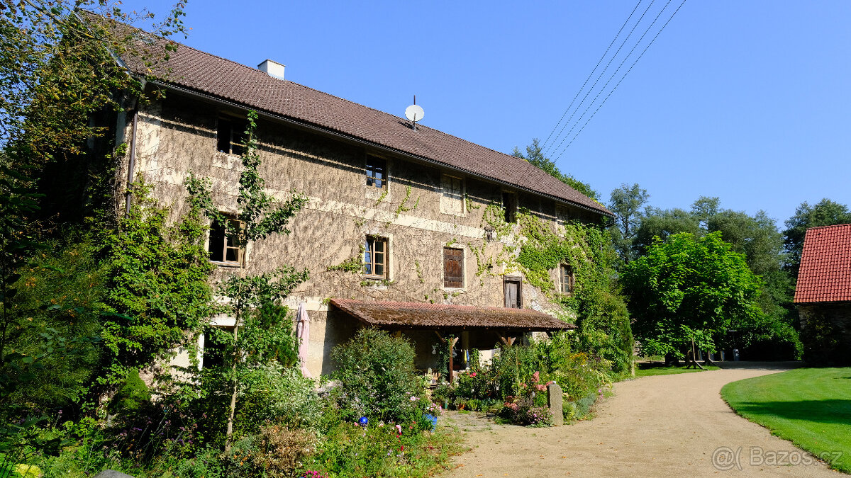 Na prodej "Donátův mlýn" z r. 1475, Soutice,okr.Benešov
