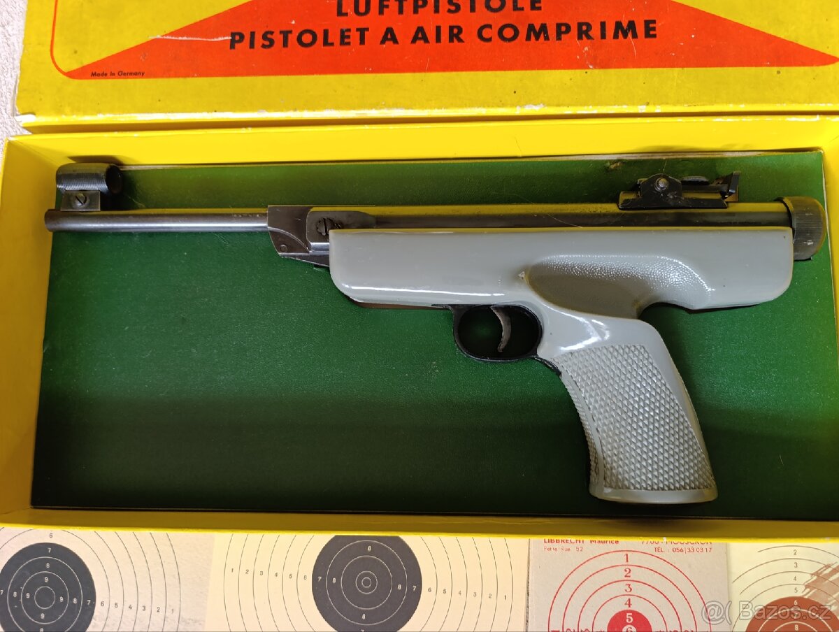 Vzduchová pistole Diana mod. 5 s originální krabicí