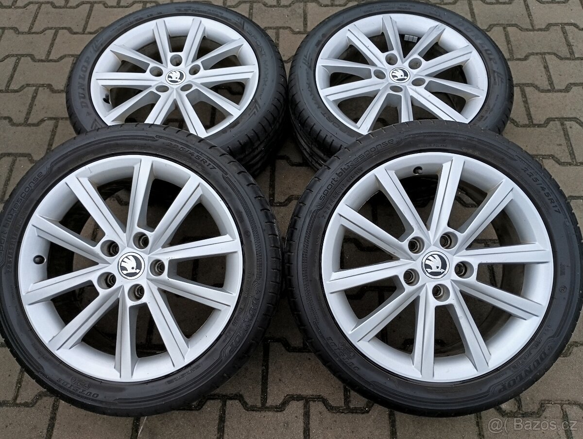 Originál sada disků Škoda Octavia III 5x112 R17 Teron