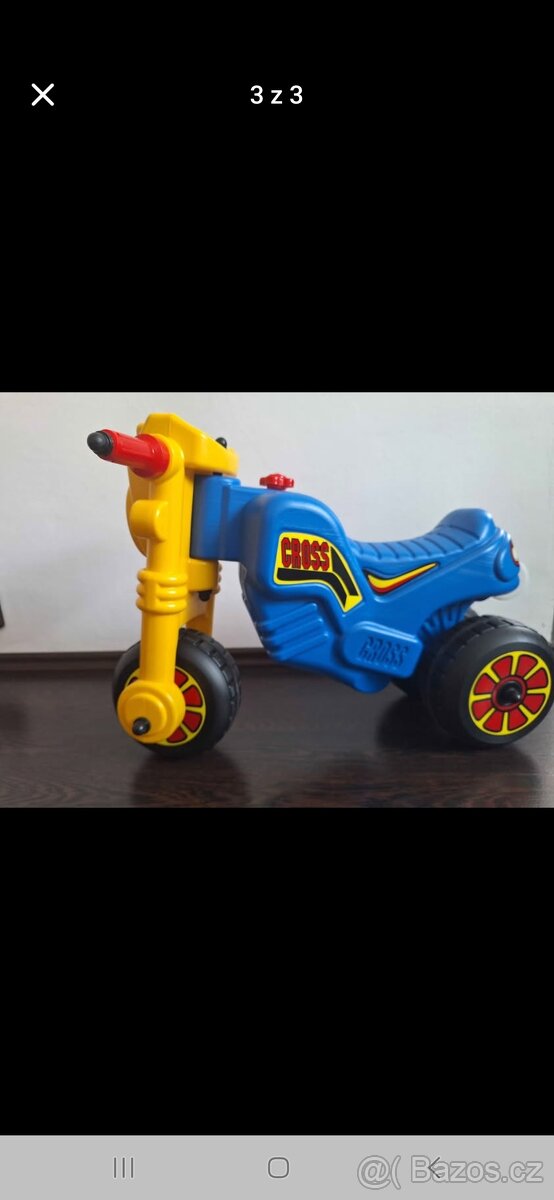 Úplně nové odrážedlo- motorka
