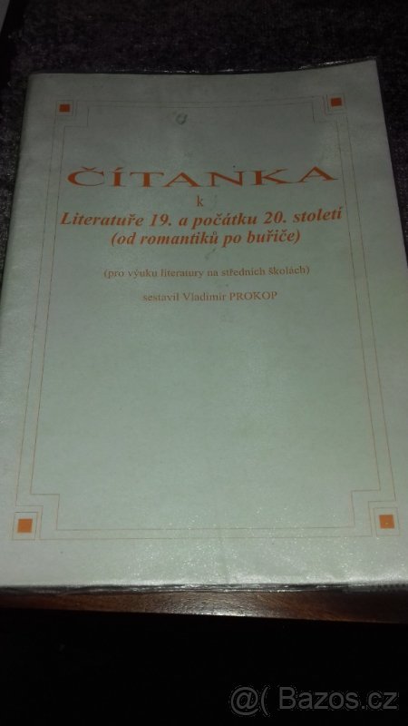 Čítanka k literatuře 19. a počátku 20. století