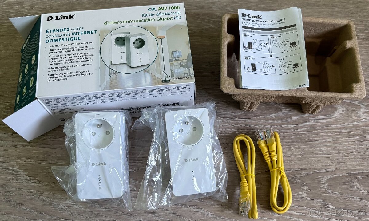Síťový rozvod LAN po 230V D-Link DHP-P601AV/FR