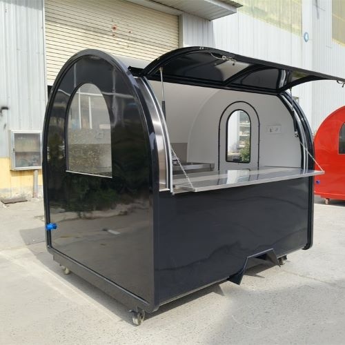 Food Truck Černý 2,0 m široký