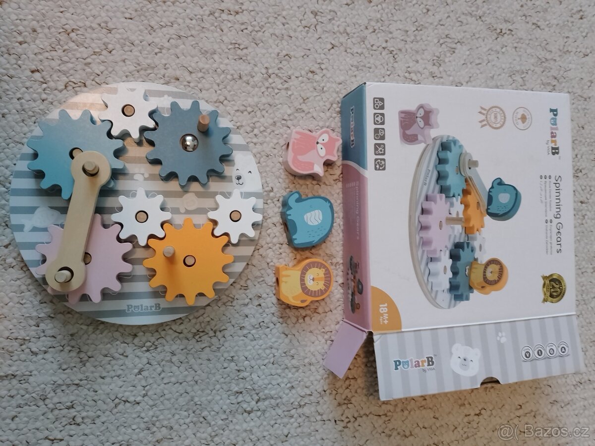 Montessori dřevěná ozubená kolečka