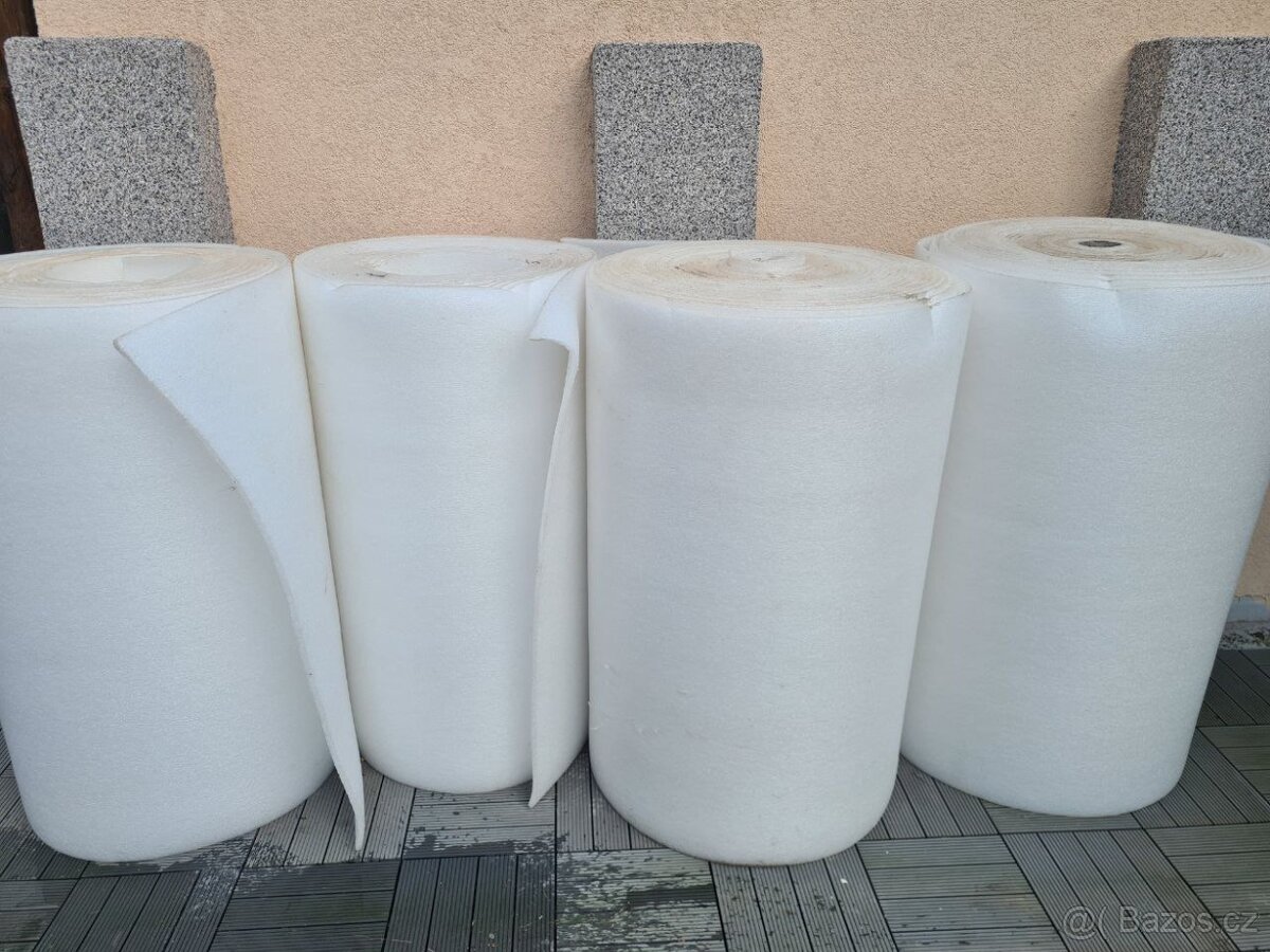 Kročejová izolace 10mm, 150m za 1500,-