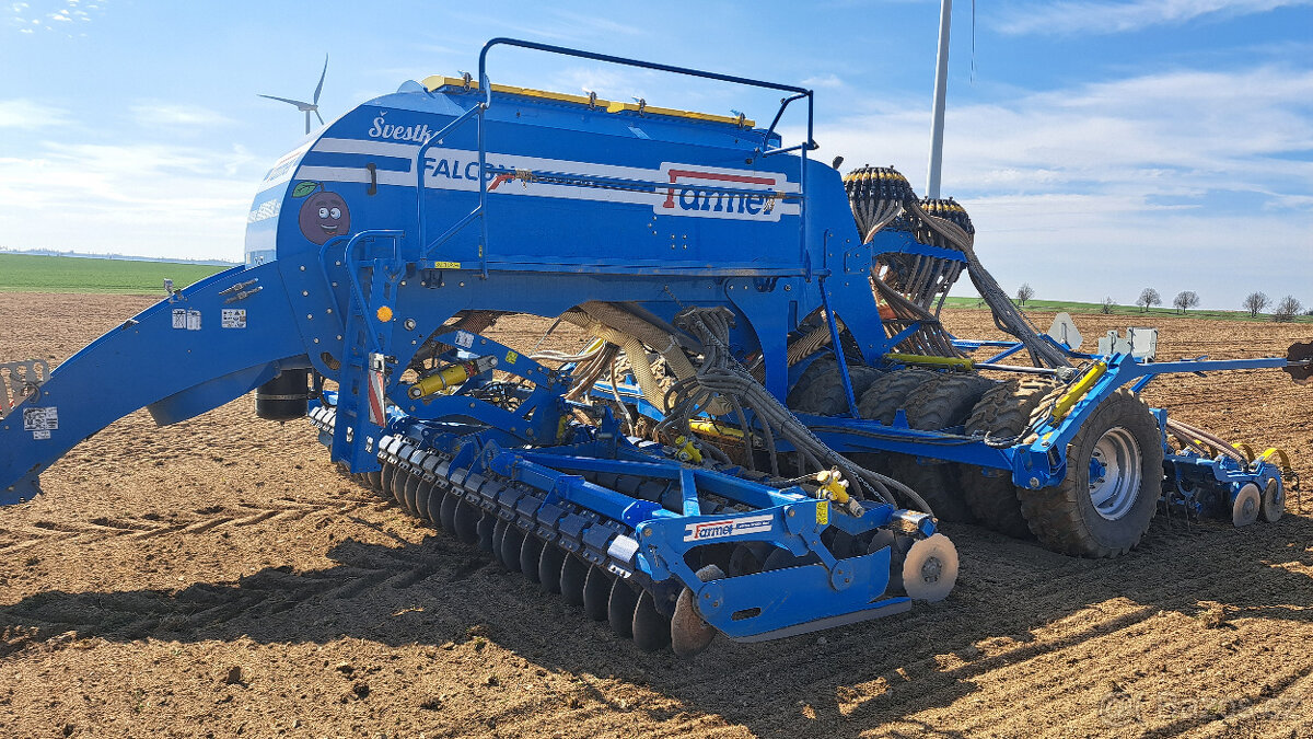 DEMO secí stroj 6 m + přihnojování pod patu+Section Control